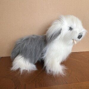 English Sheepdog Shaggy Dog Puppy Luigi Amani Stuffed Animal Korea 15"